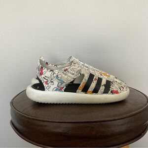 Adidas Disney White, Black Character Water Sandals Mickey Mouse Size 13